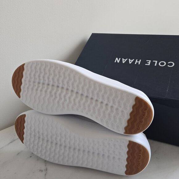 New Cole Haan Grand Crosscourt Flatform Lace Up Sneaker - Picture 7 of 9